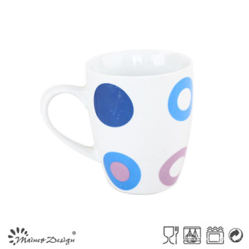 10oz Porcelain Ceramic Coffee Mug with Decal for Promotion